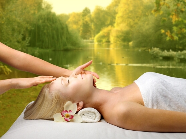 Relax during your treatment and be transported to paradise